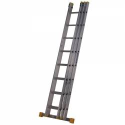 WERNER 2.4m  BOX SECTION TRIPLE EXTENSION LADDER 7232418
