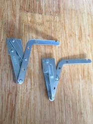 Youngman Eco S Line Timber Loft Ladder Boomerang Trap Door HatchHinge Pair Left and Right Hand 00448600